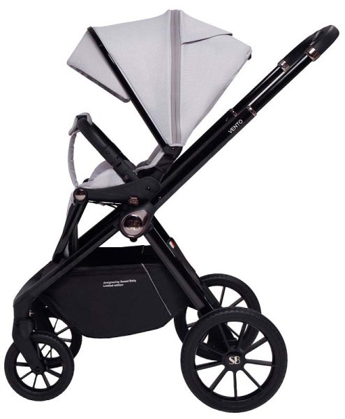 Sweet Baby Коляска 2 в 1 Vento / цвет Grey (серый)