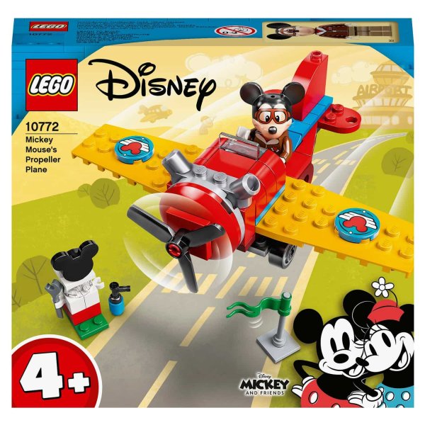 LEGO Disney Mickey and Friends Конструктор "Винтовой самолёт Микки", 59 деталей