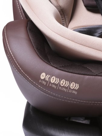 Babyсare Детское удерживающее устройство Shelter гр 0+/I/II/III, 0-36кг, (0-12лет) (ЭКО-Шоколадный/С