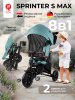 (м)Велос.трехкол.Qplay SPRINTER S MAX Mint (Lux/Black) (Mint)