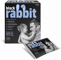 Black Rabbit Трусики-подгузники, 12-22 кг, XL, 32 штуки					