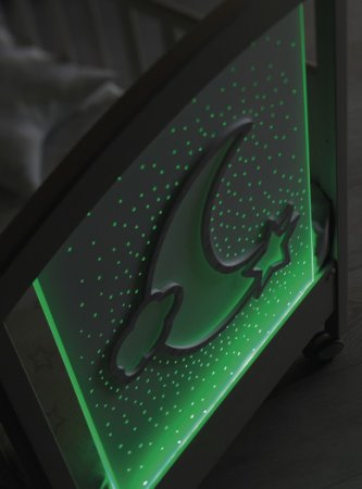 Erbesi Кровать Moon Led / цвет белый