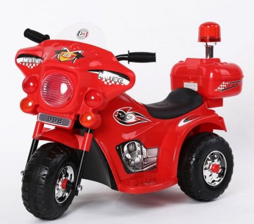 Rivertoys Детский электромотоцикл 998 / цвет красный