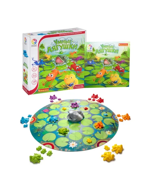 Логическая игра Bondibon Умные лягушки , арт. SGM 501 RU.