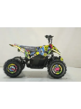 Квадроцикл ATV-2E 36V1000W  (Граффити желтый (Graffiti 12))