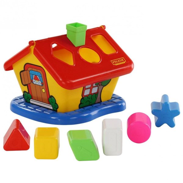 Игрушка-сортер Садовый домик в сетке