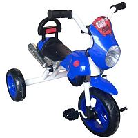 264558   Велосипед 3-х колесный Super trike Moto, свет, звук / цвет синий