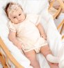 Mini born Платье-боди+повязка / цвет пломбир