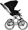 ROAN Коляска 2 в1 Bass Next Classic короб+прогул.(2 места)14d  (Caviar/Black/руч.Black)