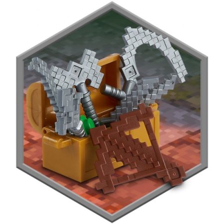 LEGO Minecraft Конструктор "Мерзость из джунглей", 489 деталей