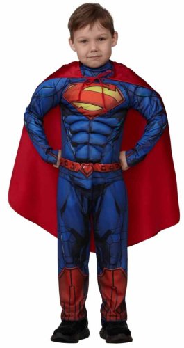 Батик Костюм для мальчиков "Супермен" с мускулами, рост - 140 см
