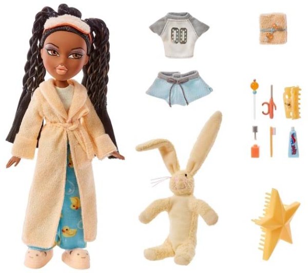 Bratz Кукла с аксессуарами Slumber Party Саша