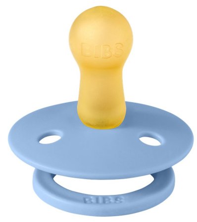 Bibs Пустышка латексная Studio Colour, 6+ месяцев Pin - Sky Blue