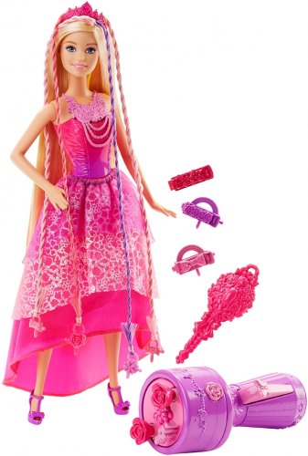Barbie Кукла-Принцесса с волшебными волосами