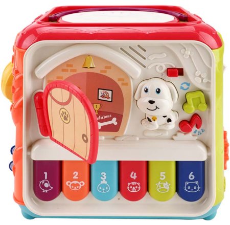 Рыжий кот Музыкальный развивающий куб 6 в 1