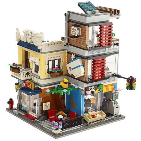 Lego Creator Конструктор Криэйтор Зоомагазин и кафе в центре города