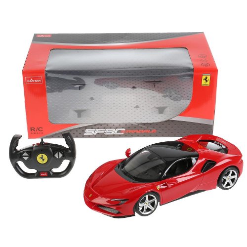 Rastar Машина радиоуправляемая "Ferrari sf90 Stradale" 1:14, со светом / цвет красный