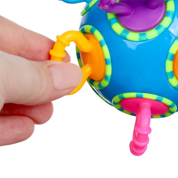 Крошка Я Погремушка «Шар трещотка»/ цвет синий арт. 10852242