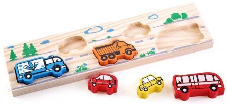 Томик Деревянная доска-вкладыш "Транспорт"