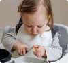 Heorshe Нагрудник силиконовый I'm bib / цвет White (белый)