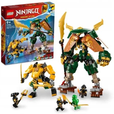 Конструктор LEGO Ninjago "Командные роботы ниндзя Ллойда и Арин"