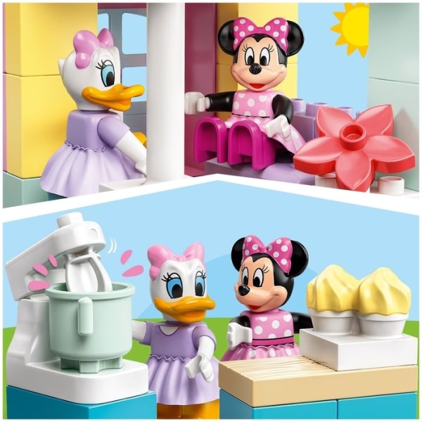 LEGO DUPLO Конструктор "Дом и кафе Минни", 91 деталь