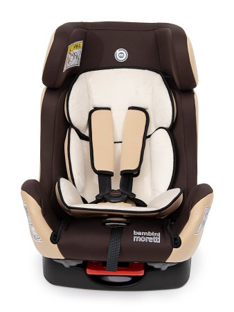 Bambini Moretti Детское автомобильное кресло BM-719 Lux, 0-25 кг, цвет / коричневый-бежевый