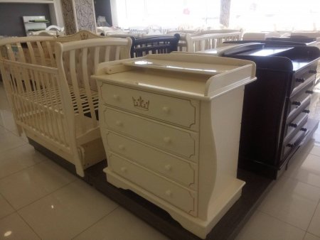 Bambini Moretti Детская кроватка Витэлия люкс два универсальный маятник /  слоновая кость