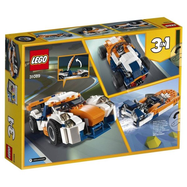 Lego Creator Криэйтор Оранжевый гоночный автомобиль