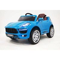 Rivertoys Детский электромобиль Porsche Macan / цвет синий