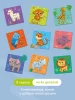 BertToys Интерактивная развивающая игрушка для детей ПазлТач "Животные зоопарка" говорящий пазл