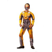 Батик Карнавальный костюм для мальчиков Бамблби / рост 122 см, от 7 лет / цвет желтый, серый					