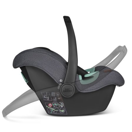 ABC-Design Автокресло 0+ Tulip Asphalt / цвет черный-серый
