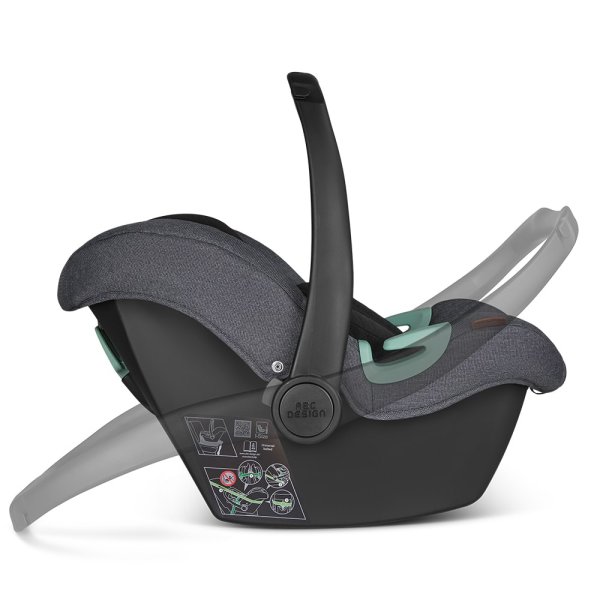 ABC-Design Автокресло 0+ Tulip Asphalt / цвет черный-серый