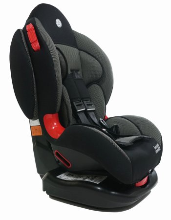 Bambini Moretti Детское автомобильное кресло BS-02 Isofix, 9-25 кг, цвет / карбон - черный