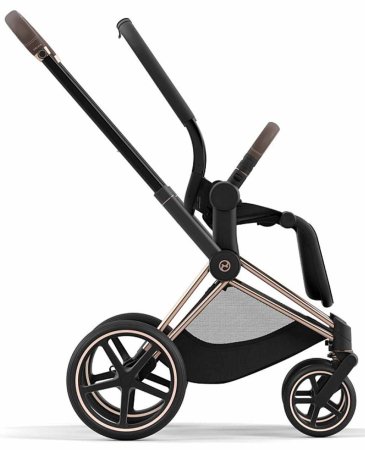 Cybex Коляска 2 в 1 Priam IV Rosegold / цвет Mirage Grey (серый), рама розовое золото
