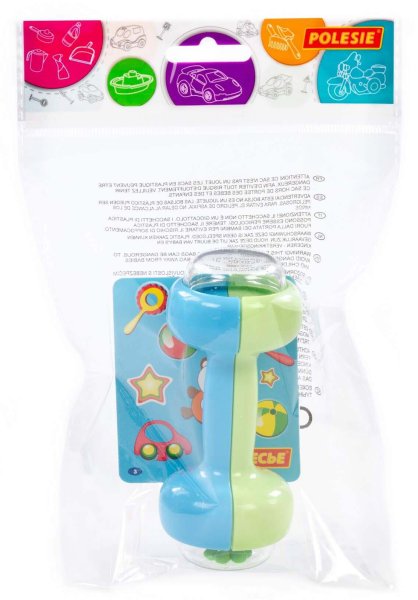 Полесье Погремушка "Гантелька"