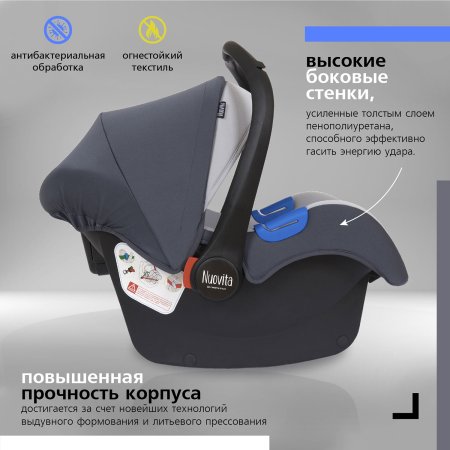 Nuovita Автокресло Maczione N0-1 / цвет Grigio/Серый