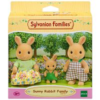 Sylvanian Families Детский игровой набор "Семья кроликов", 3 фигурки / 5372					
