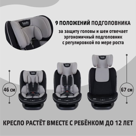 Nuovita Автокресло Maczione N123i-2 Isofix / цвет Grigio/Серый