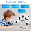 Робот "GRAVITONE", световые и звуковые эффекты, работает от батареек, цвет синий.