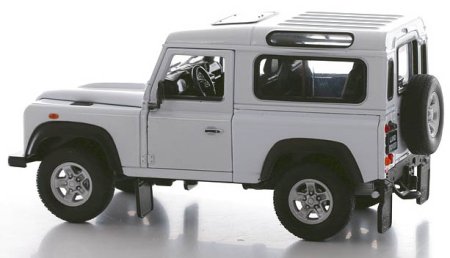 Welly Машинка Land Rover Defender I / цвет белый