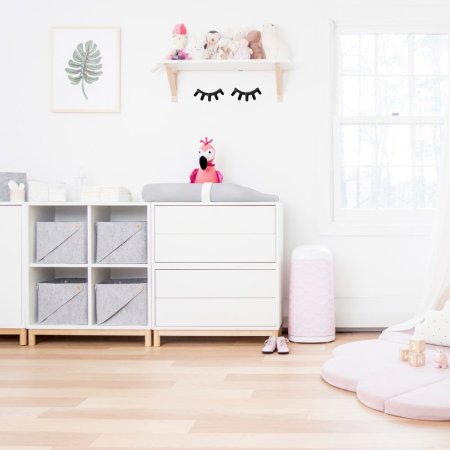 Angelcare Чехол для накопителя подгузников Dress Up / цвет розовый/цветы