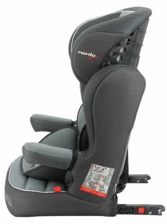 Nania Автокресло Imax Isofix Racing Luxe (9-36 кг) / Grey (серый)