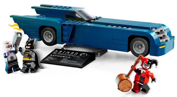 Lego Super Heroes Конструктор "Бэтмен на Бэтмобиле против Харли Квинн и Мистера Фриза"