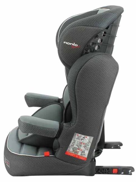 Nania Автокресло Imax Isofix Racing Luxe (9-36 кг) / Grey (серый)