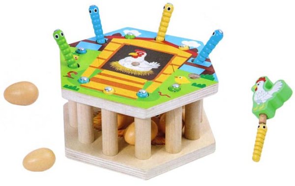 Toysi Магнитная рыбалка "Курица наседка"