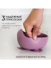 Силиконовая тарелка детская на присоске с ложкой - Heather / 4603775373179 / T0001/248