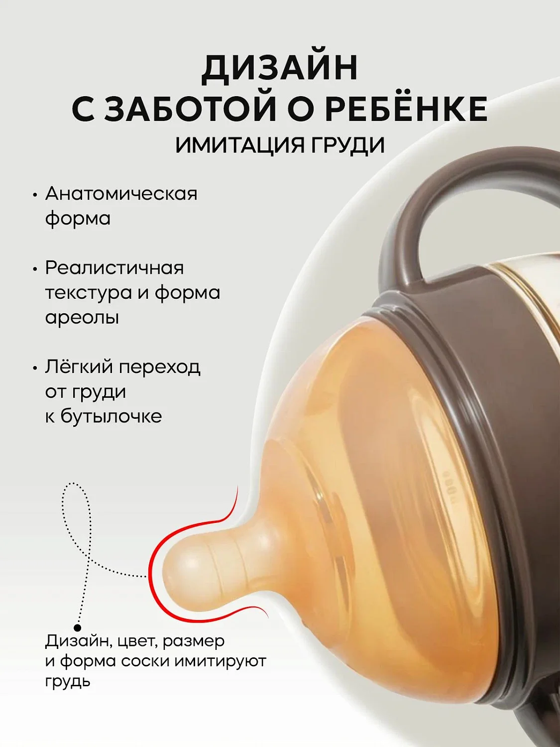 Сменная соска (2 шт.) бутылочки
