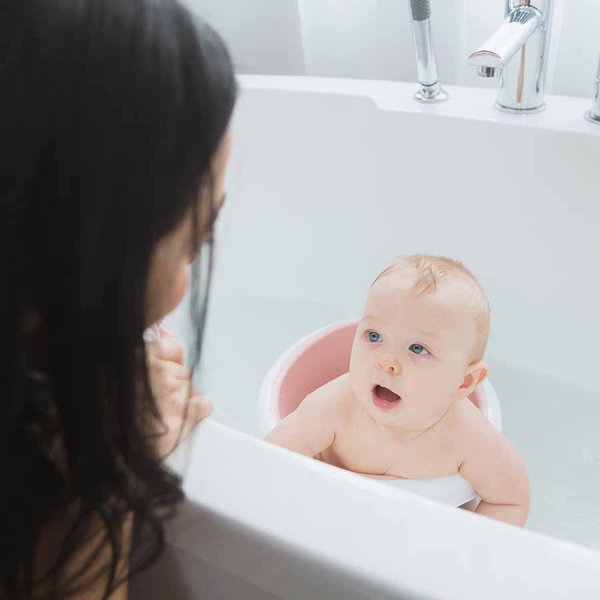 Angelcare Сидение для купания "Bath ring" / цвет светло-розовый для купания младенца